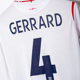 England 2006 Gerrard Long Sleeve Home Kit (S)