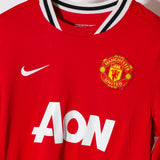Manchester United 2011-12 Scholes Long Sleeve Home Kit (M)