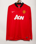 Manchester United 2013-14 Chicharito Long Sleeve Home Kit (XL)
