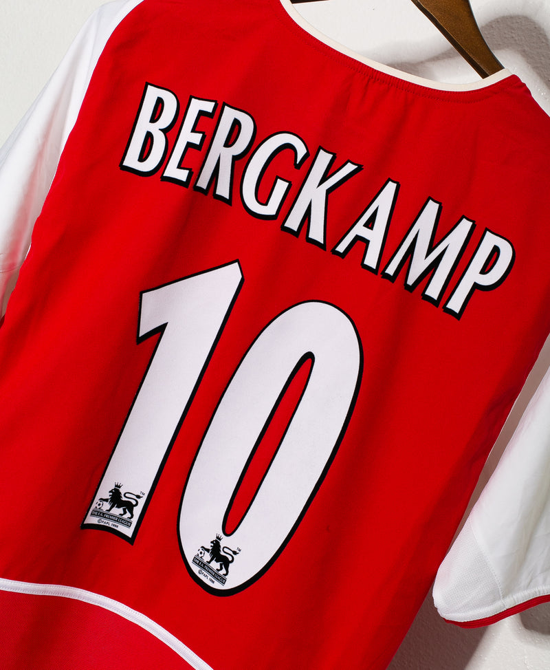 Arsenal 2002-04 Bergkamp Home Kit (L)