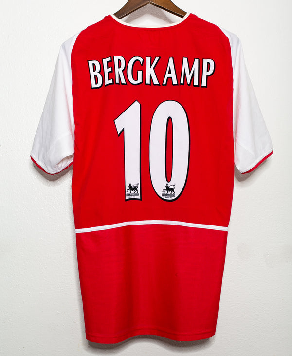 Arsenal 2002-04 Bergkamp Home Kit (L)