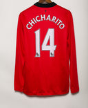 Manchester United 2013-14 Chicharito Long Sleeve Home Kit (XL)