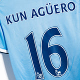 Manchester City 2013-14 Aguero Home Kit (M)