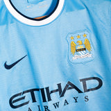 Manchester City 2013-14 Aguero Home Kit (M)
