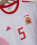 Spain 2002 Puyol Away Kit (L)