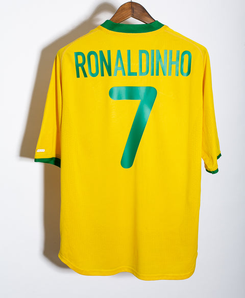 Brazil 2000 Ronaldinho Home Kit (L)