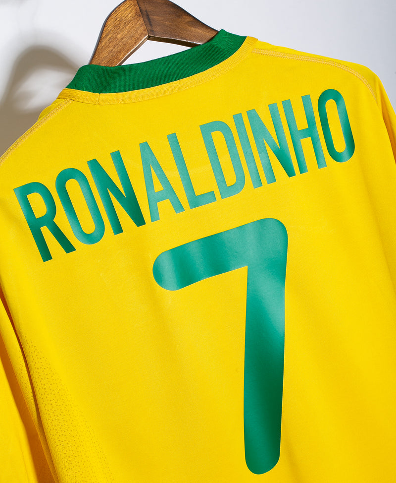 Brazil 2000 Ronaldinho Home Kit (L)