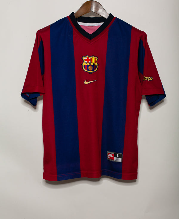 Barcelona 2000-01 Guardiola Home Kit (S)