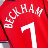England 2002 Beckham Away Kit (L)