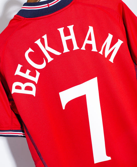 England 2002 Beckham Away Kit (L)