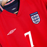 England 2002 Beckham Away Kit (L)