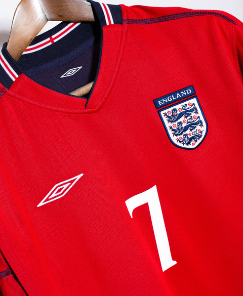 England 2002 Beckham Away Kit (L)