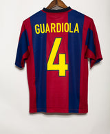 Barcelona 2000-01 Guardiola Home Kit (S)