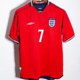 England 2002 Beckham Away Kit (L)