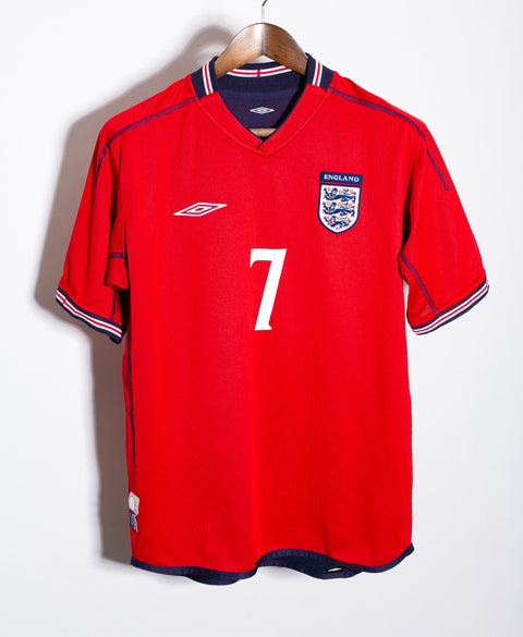 England 2002 Beckham Away Kit (L)