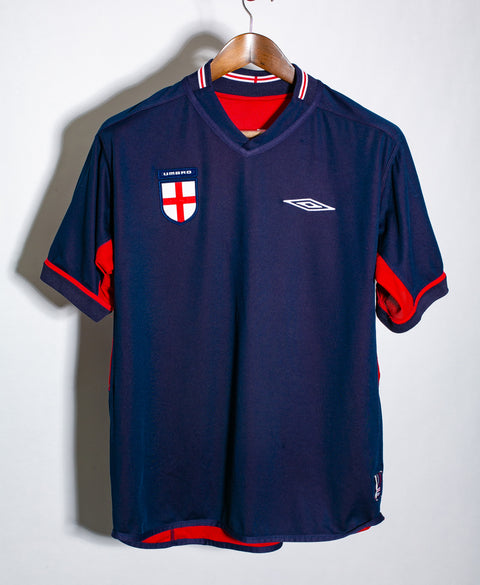 England 2002 Beckham Away Kit (L)