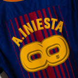 Barcelona 2017-18 Iniesta Special Kit (L)