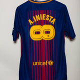 Barcelona 2017-18 Iniesta Special Kit (L)