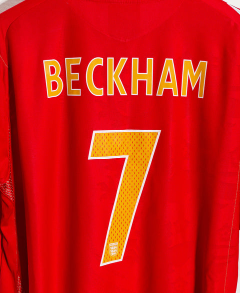 England 2006 World Cup Beckham Away Kit (2XL)