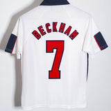 England 1998 Beckham Home Kit (YXL)