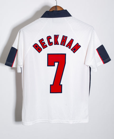 England 1998 Beckham Home Kit (YXL)