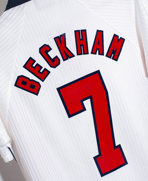 England 1998 Beckham Home Kit (YXL)