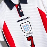 England 1998 Beckham Home Kit (YXL)