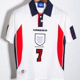 England 1998 Beckham Home Kit (YXL)