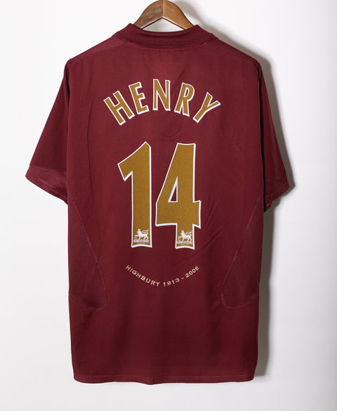 Arsenal 2005-06 Henry Home Kit (XL)