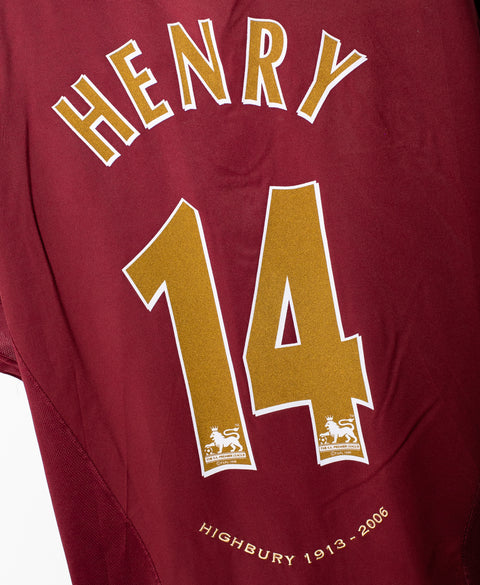 Arsenal 2005-06 Henry Home Kit (XL)