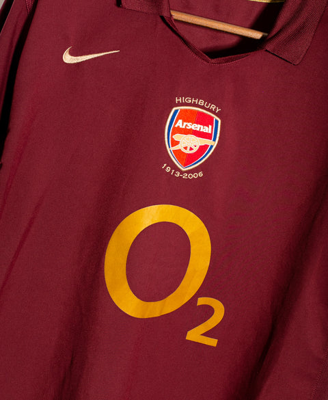 Arsenal 2005-06 Henry Home Kit (XL)