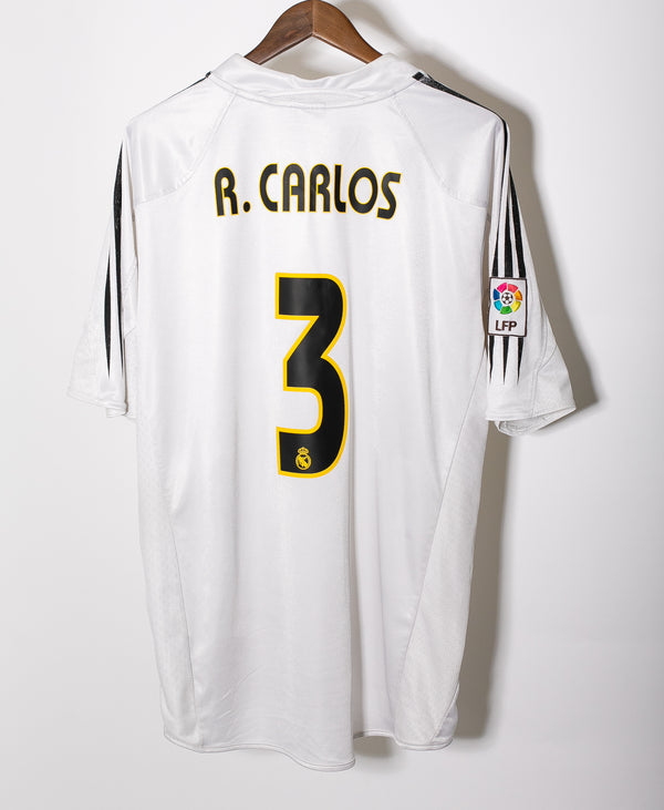 Real Madrid 2004-05 Roberto Carlos Home Kit (2XL)