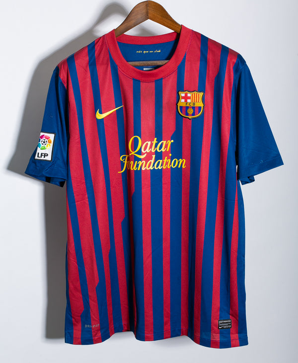 Barcelona 2011-12 David Villa Home Kit (XL)