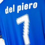 Italy 2008 Del Piero Home Kit (2XL)