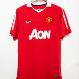 Manchester United 2010-11 Vidic Home Kit (L)