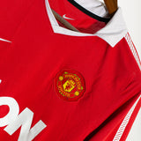 Manchester United 2010-11 Vidic Home Kit (L)