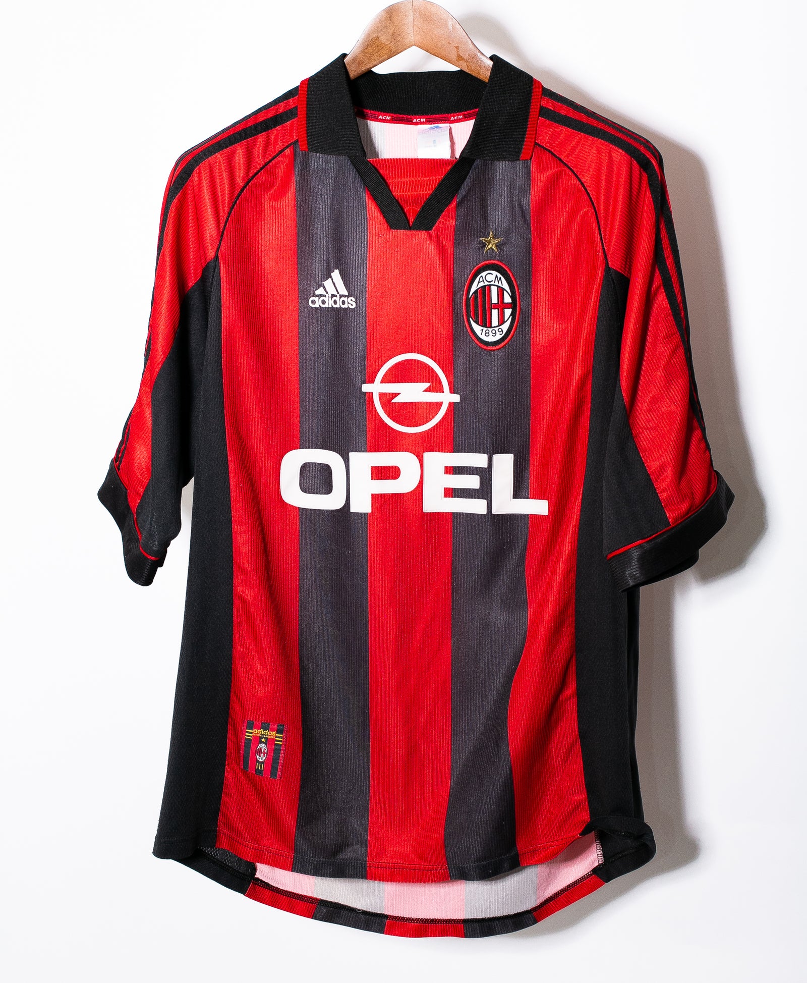 AC Milan store 1998/99 Home Soccer Jersey Boban XL Adidas Croatia Camiseta Futbol VTG