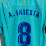 Barcelona 2017-18 A. Iniesta Away Kit (L)