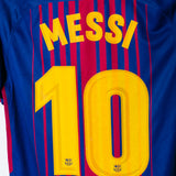 Barcelona 2017-18 Messi Home Kit (S)