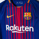 Barcelona 2017-18 Messi Home Kit (S)