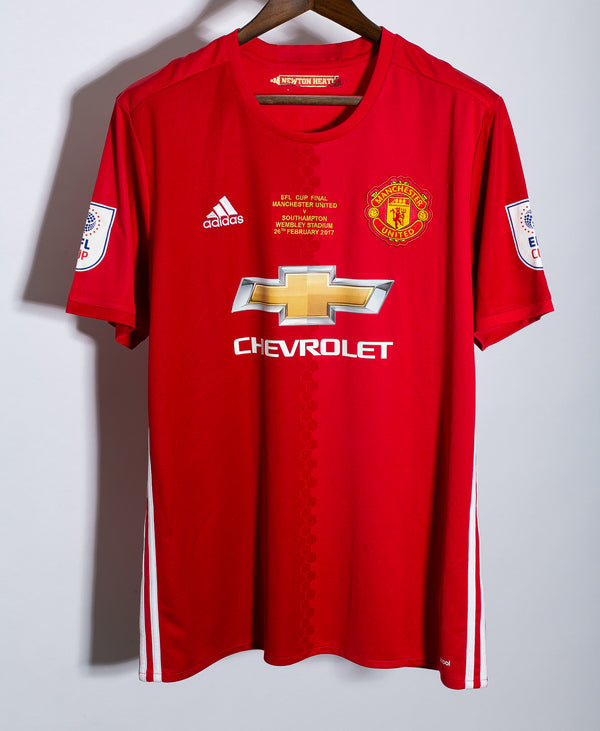 Manchester United 2016-17 Ibrahimovic EFL Cup Home Kit (XL)