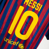 Barcelona 2011-12 Messi Home Kit (L)