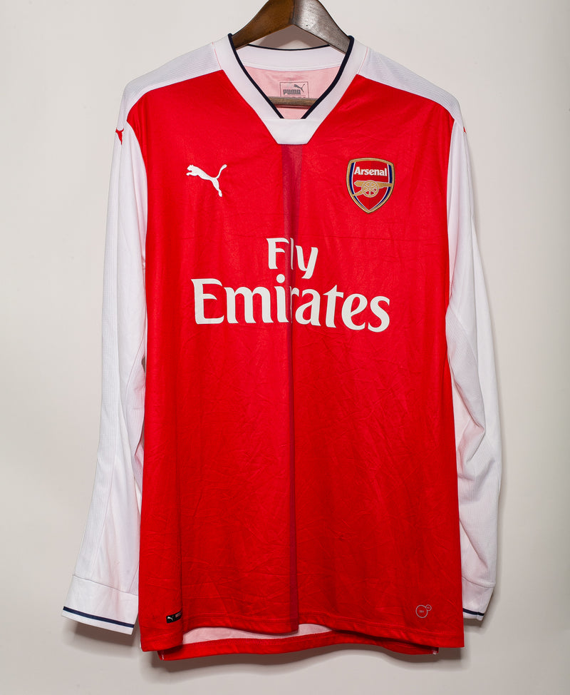 Arsenal 2015-17 Ozil Long Sleeve Home Kit (XL)