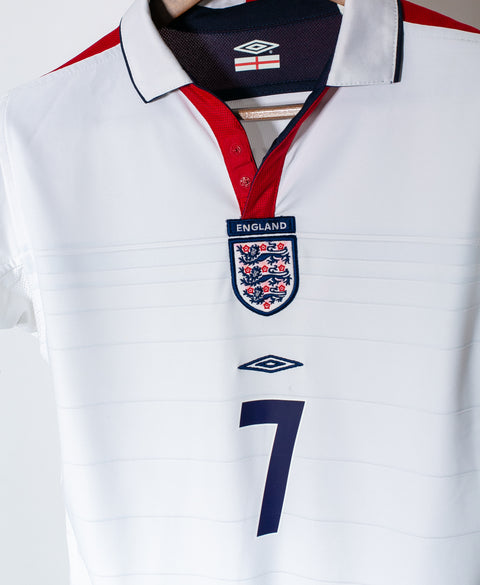 England 2004 Beckham Home Kit (YM)