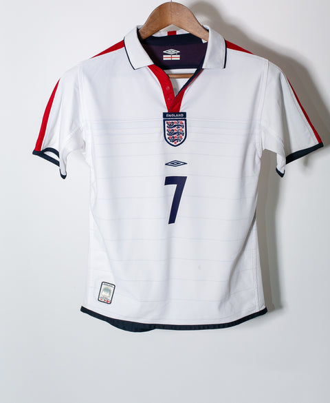 England 2004 Beckham Home Kit (YM)