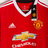 Manchester United 2015-16 Rooney Home Kit BNWT (L)