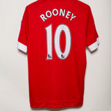 Manchester United 2015-16 Rooney Home Kit BNWT (L)