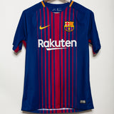 Barcelona 2017-18 Iniesta Special Home Kit (M)