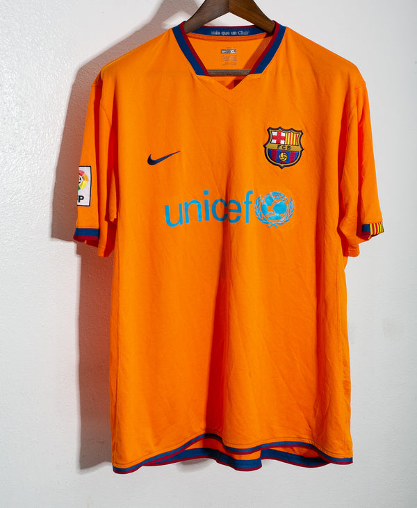 Barcelona 2006-07 Ronaldinho Away Kit (XL)