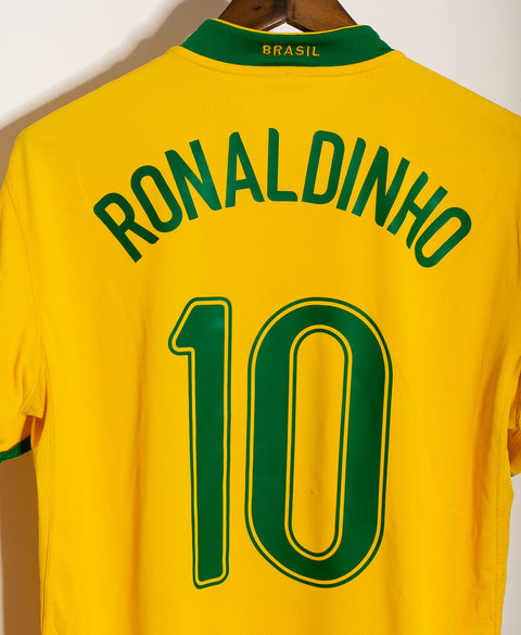 Brazil 2006 Ronaldinho Home Kit (L)